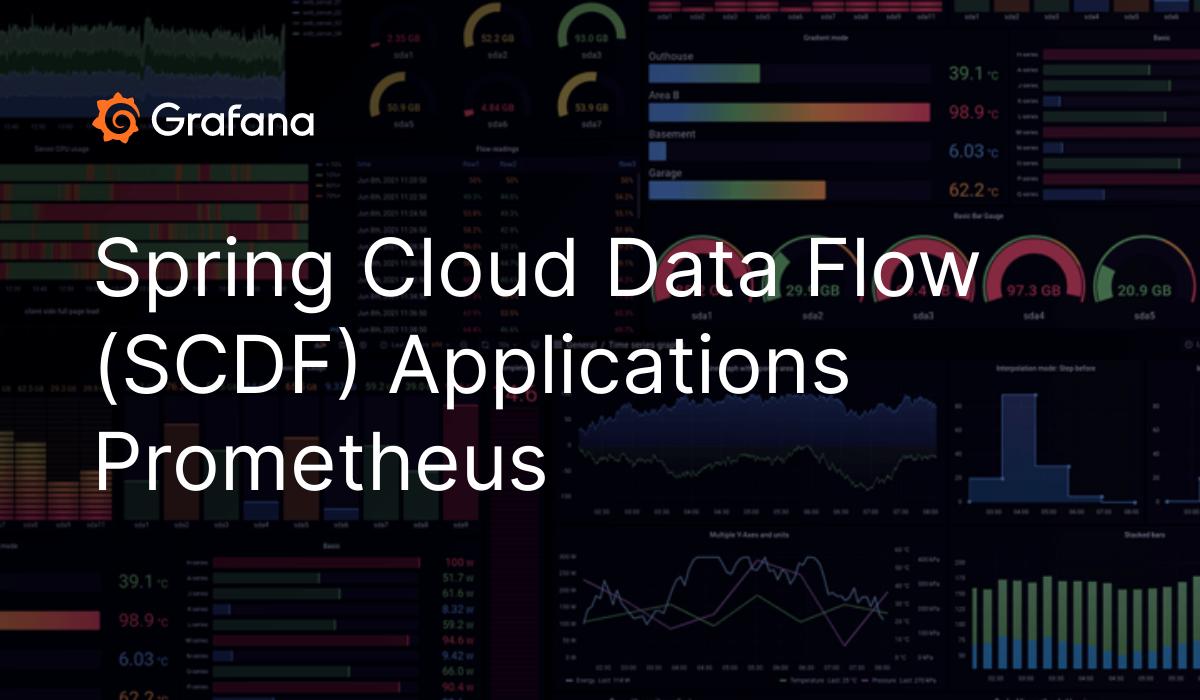 Spring Cloud Data Flow (SCDF) Applications Prometheus | Grafana Labs